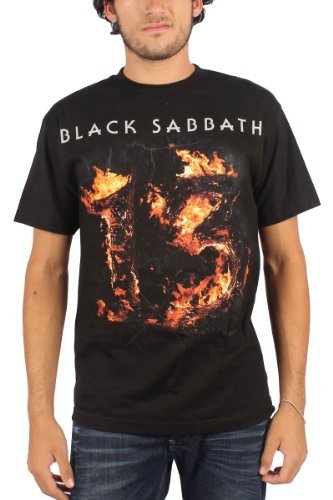 Black Sabbath Black Sabbath - Mens 13 Black T-Shirt In Charcoal, Size: X-Large, Color: Charcoal Mens T Shirt