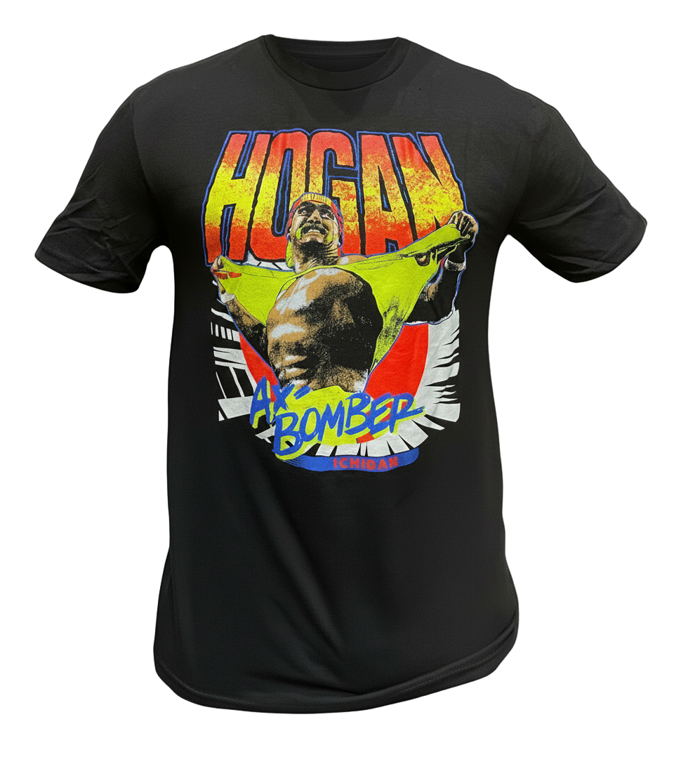 Hulk Hogan Ax Bomber Mens T Shirt Black