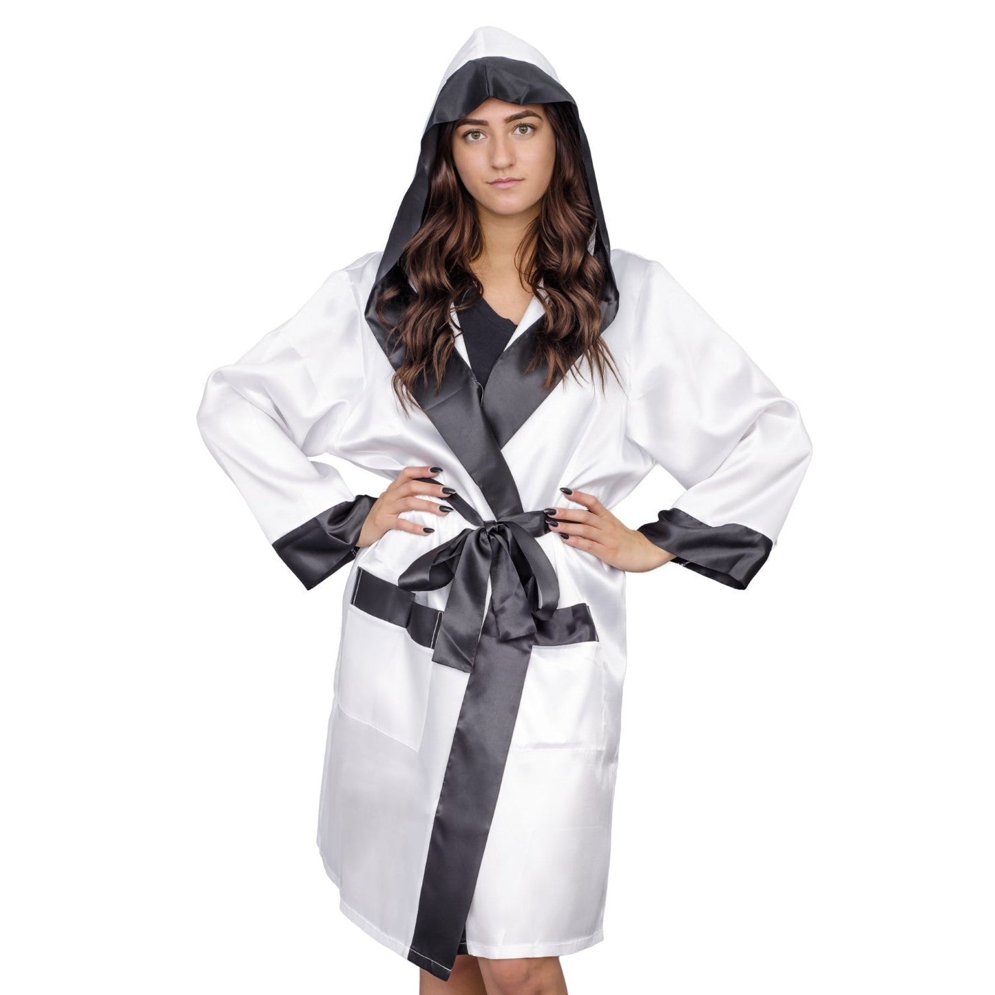Boxing Movie Robe with Hood Halloween Cosplay Costume