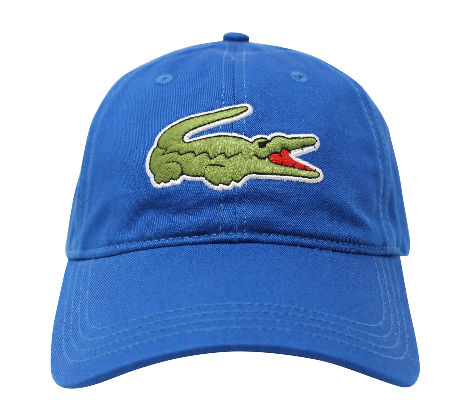 Lacoste Men's Classic Large Croc Logo Cap with Leather Strap Hat