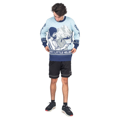 Bob Ross Happy Little Holidays Sweater
