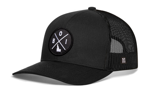 Boise Trucker Haka Hat Black BOI X Snapback