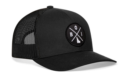 Boise Trucker Haka Hat Black BOI X Snapback