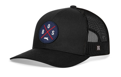 Boston Trucker Haka Hat Navy-Red BOS X Haka Hat Black Snapback