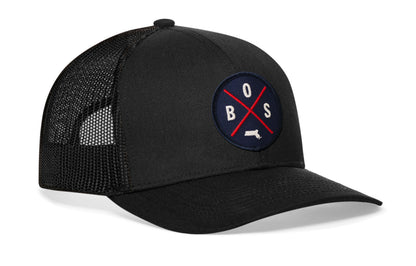 Boston Trucker Haka Hat Navy-Red BOS X Haka Hat Black Snapback
