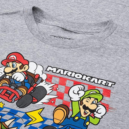 Super Mario Bros Mario Kart Officially Licensed Retro Style Gaming T Shirt