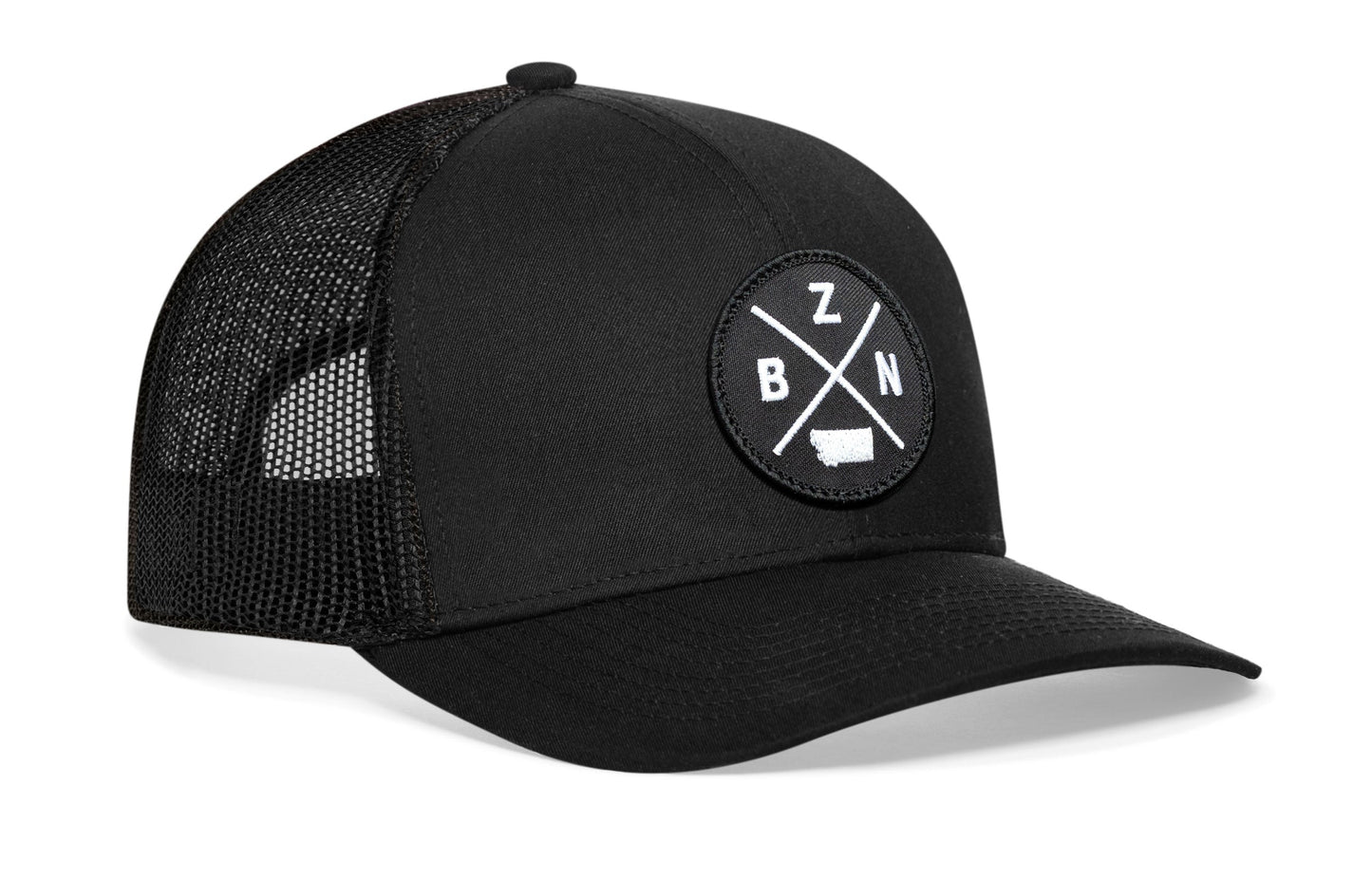 Bozeman Trucker Haka Hat Black BZN X Snapback