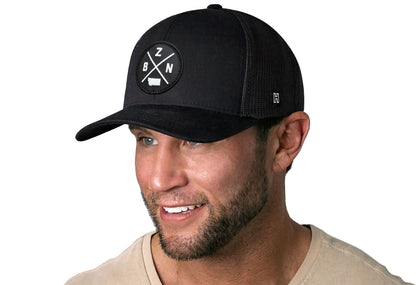 Bozeman Trucker Haka Hat Black BZN X Snapback
