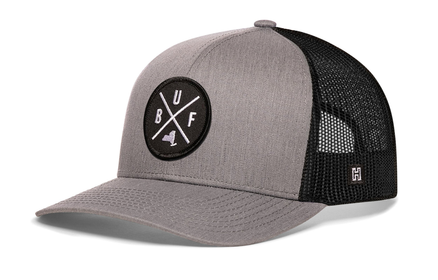 Buffalo Trucker Haka Hat Gray-Black BUF X Snapback