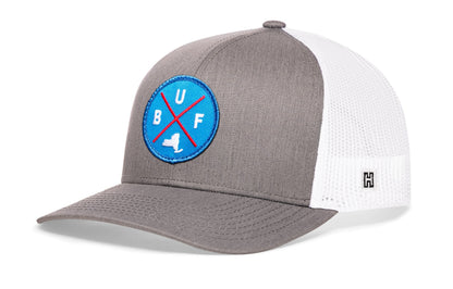 Buffalo Trucker Haka Hat Blue Red BUF X Haka Hat Gray-White Snapback
