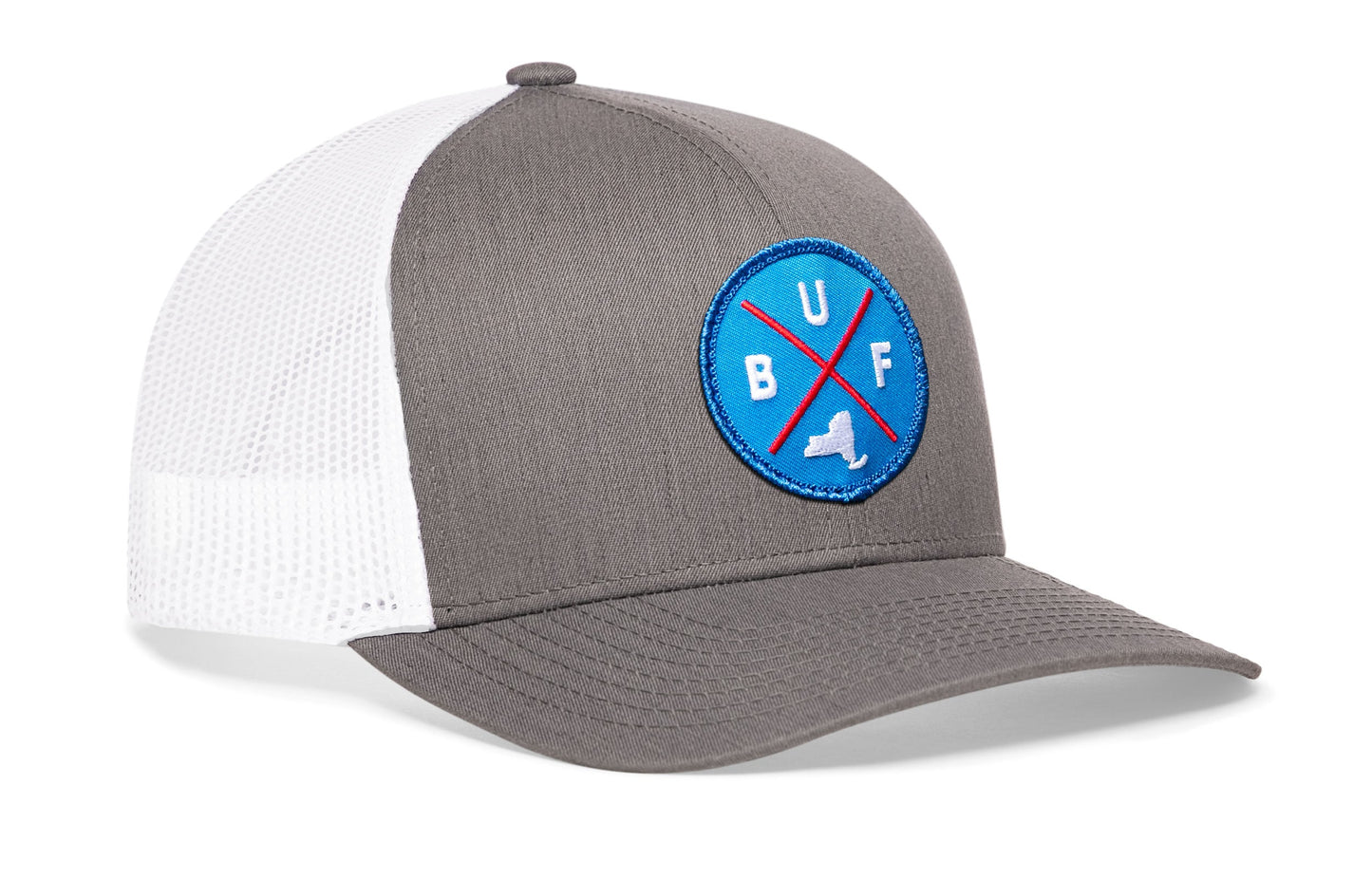 Buffalo Trucker Haka Hat Blue Red BUF X Haka Hat Gray-White Snapback