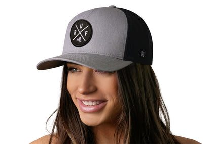 Buffalo Trucker Haka Hat Gray-Black BUF X Snapback