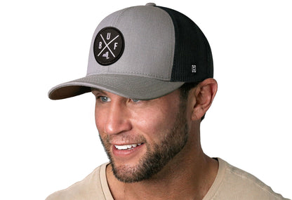 Buffalo Trucker Haka Hat Gray-Black BUF X Snapback