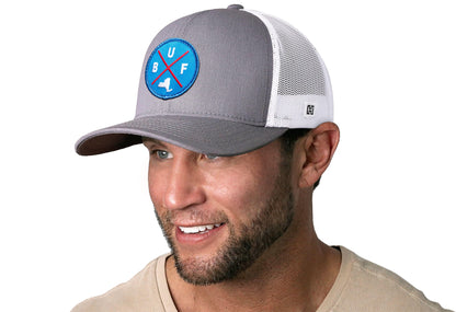 Buffalo Trucker Haka Hat Blue Red BUF X Haka Hat Gray-White Snapback