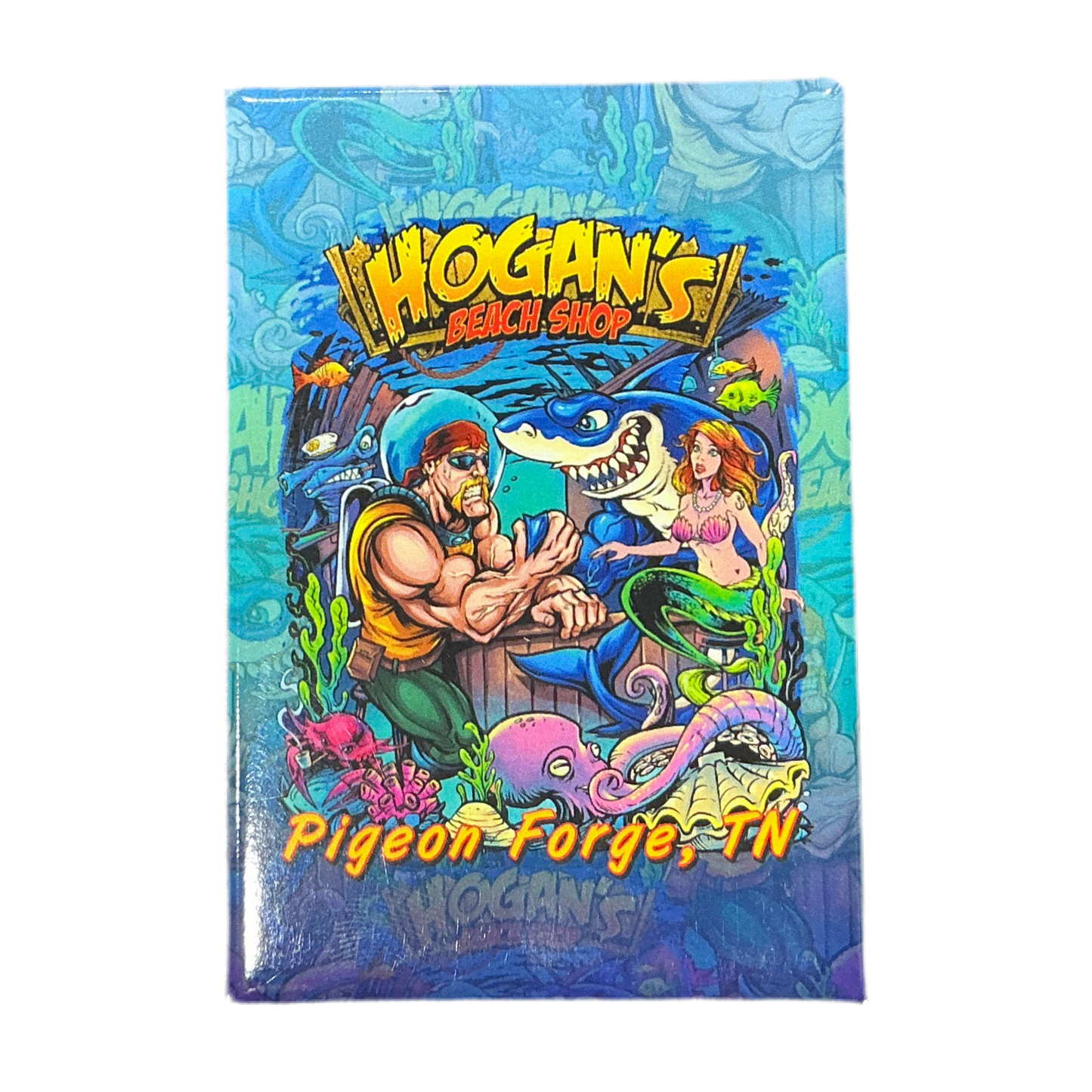 Hulk Hogan Hogan's Beach Shop Dive Bar Flat Magnet