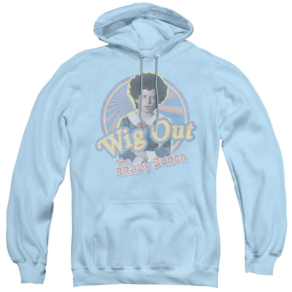 Brady Bunch Wig Out Mens Hoodie Light Blue