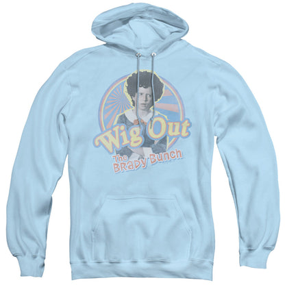 Brady Bunch Wig Out Mens Hoodie Light Blue
