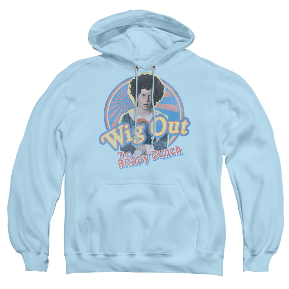 Brady Bunch Wig Out Mens Hoodie Light Blue