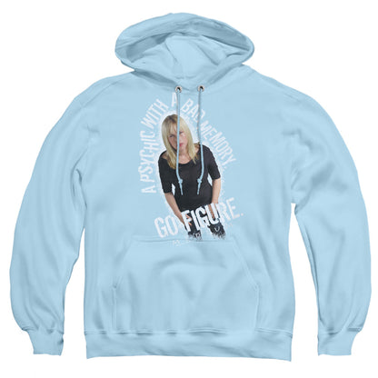 Medium Go Figure Mens Hoodie Light Blue