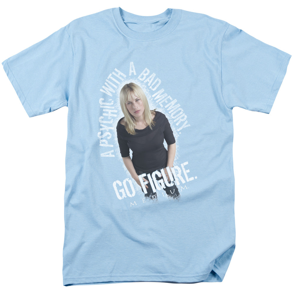 Medium Go Figure Mens T Shirt Light Blue