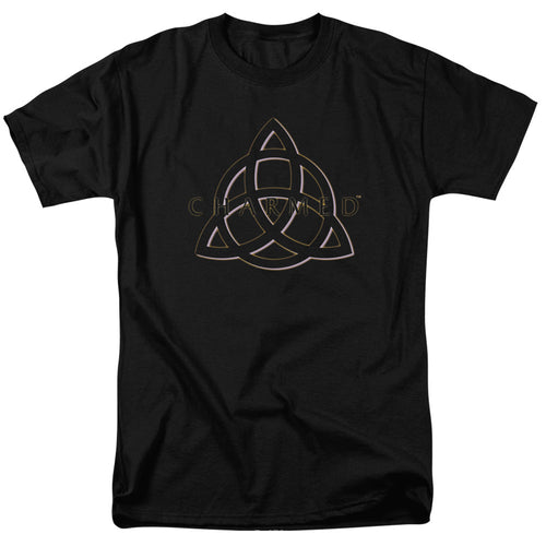 Charmed Triple Linked Logo Mens T Shirt Black