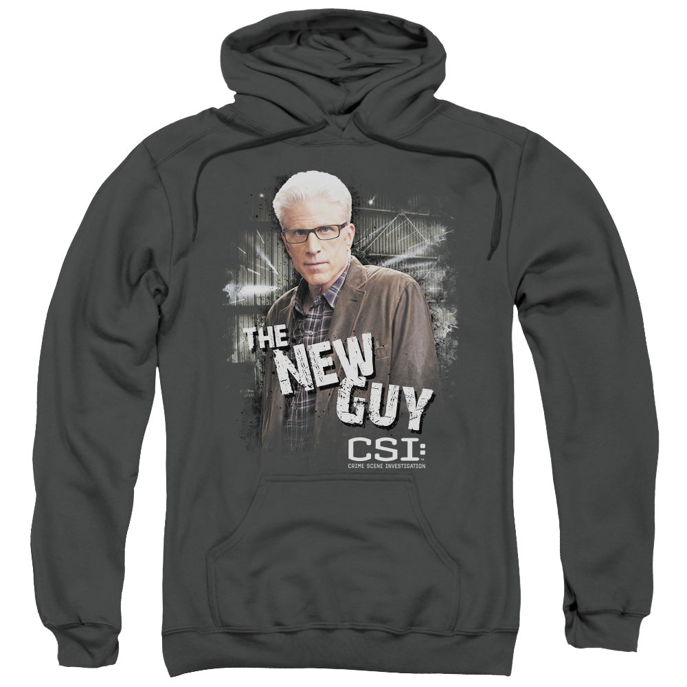 Csi The New Guy Mens Hoodie Charcoal