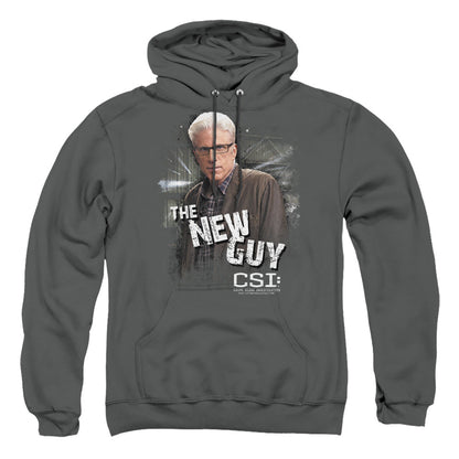 Csi The New Guy Mens Hoodie Charcoal