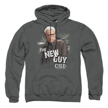 Load image into Gallery viewer, Csi The New Guy Mens Hoodie Charcoal
