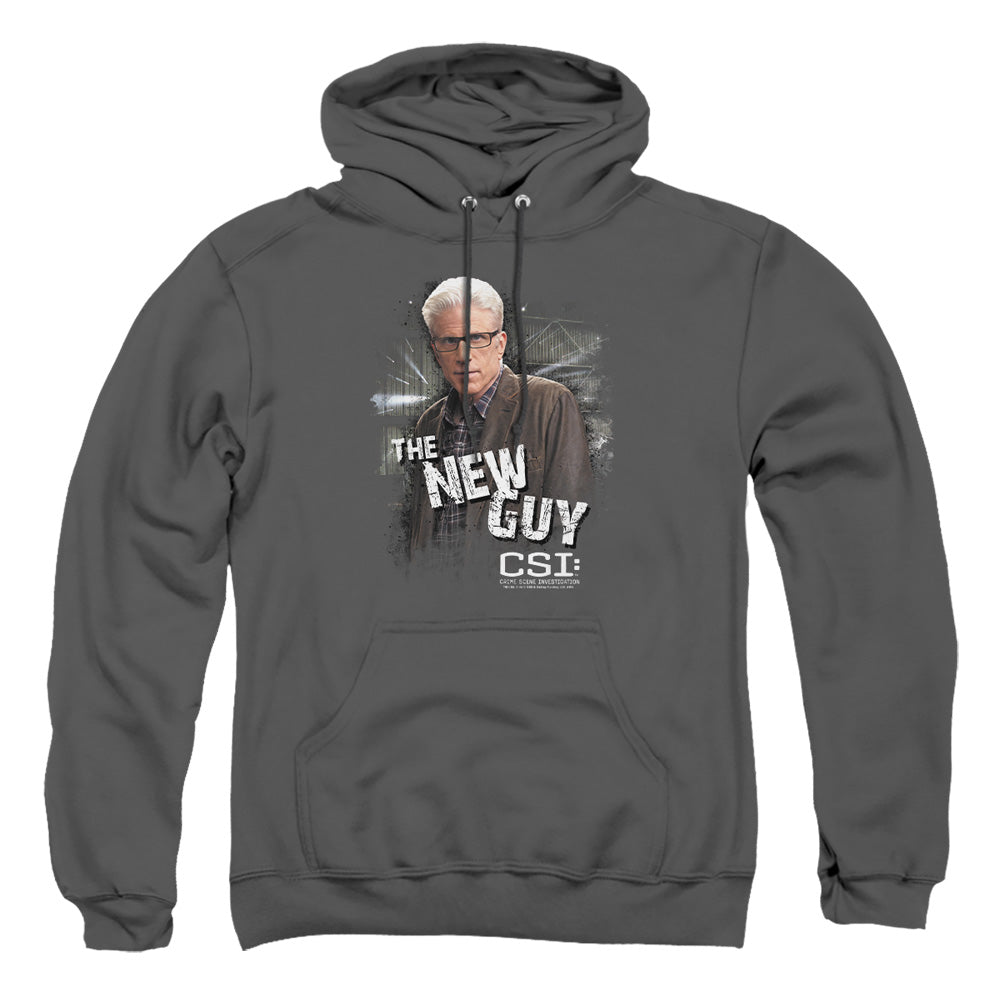 Csi The New Guy Mens Hoodie Charcoal