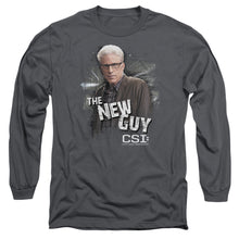 Load image into Gallery viewer, Csi The New Guy Mens Long Sleeve Shirt Charcoal Officially Licensed
