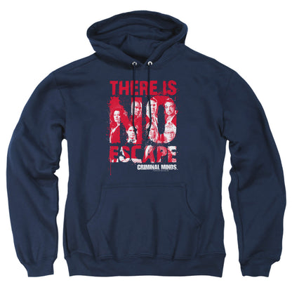 Criminal Minds No Escape Mens Hoodie Navy