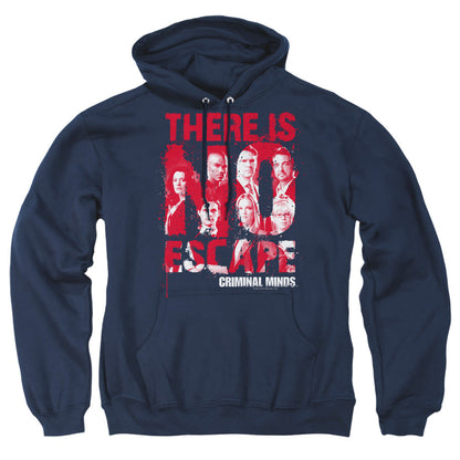 Criminal Minds No Escape Mens Hoodie Navy