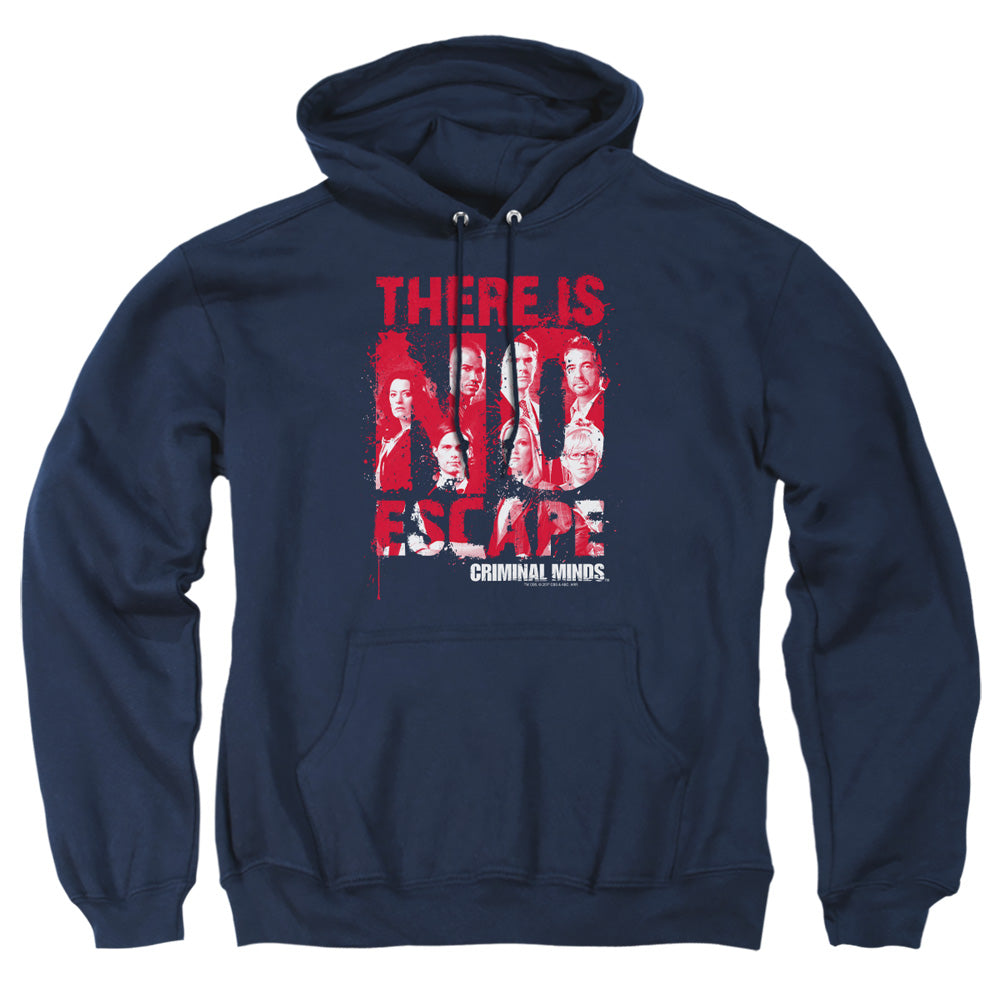 Criminal Minds No Escape Mens Hoodie Navy