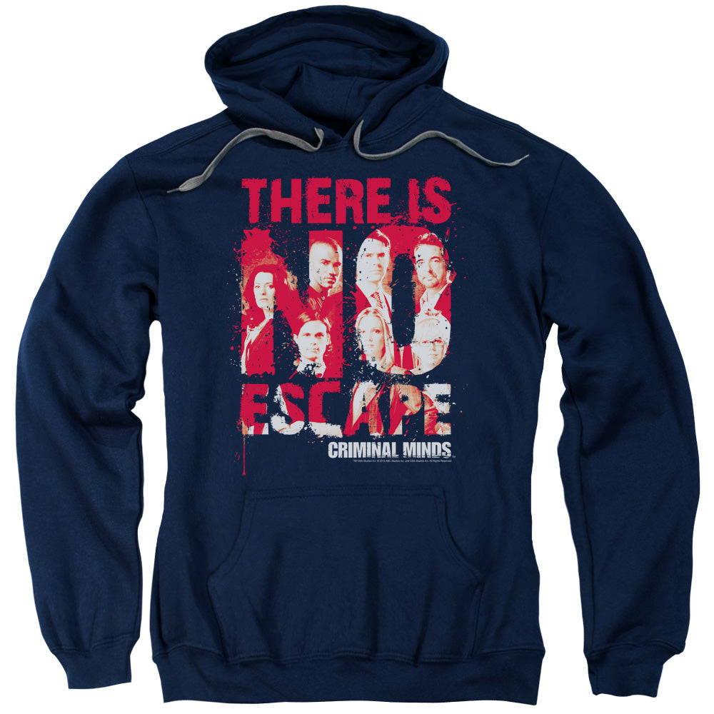 Criminal Minds No Escape Mens Hoodie Navy