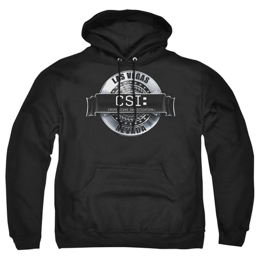 Csi Rendered Logo Mens Hoodie Black