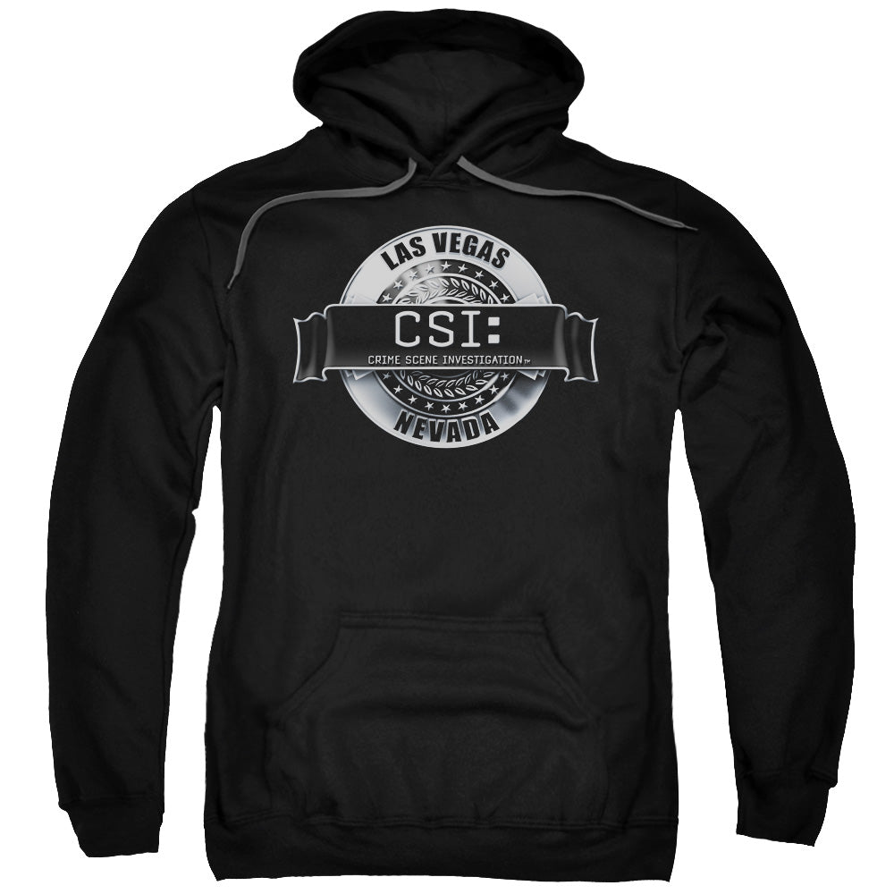 Csi Rendered Logo Mens Hoodie Black