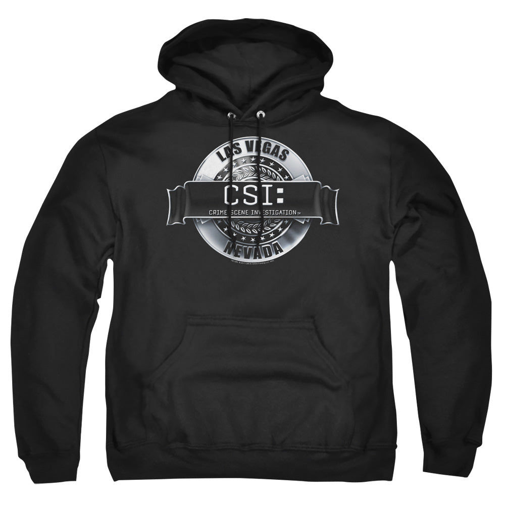 Csi Rendered Logo Mens Hoodie Black