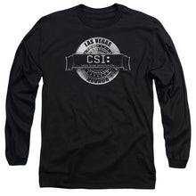 Load image into Gallery viewer, Csi Rendered Logo Mens Long Sleeve Shirt Black Officially Licensed
