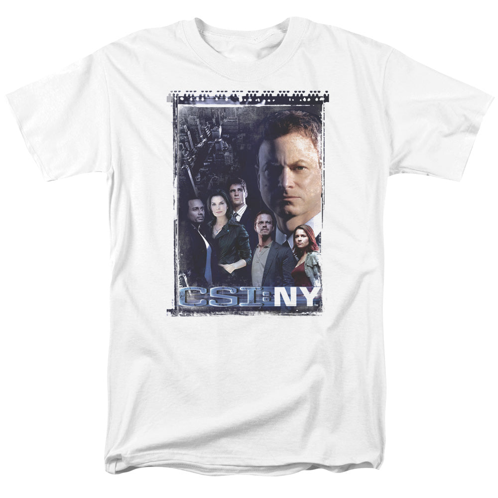 Csi Ny Watchful Eye Mens T Shirt White