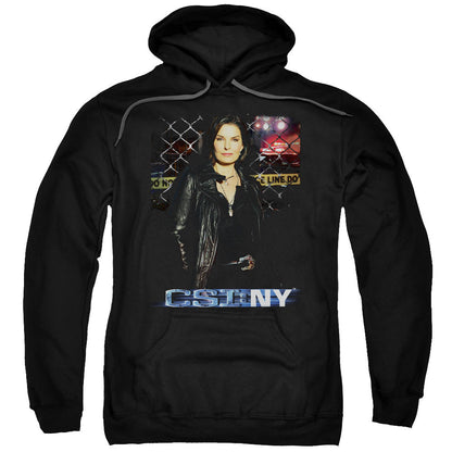 Csi Ny Jo Mens Hoodie Black