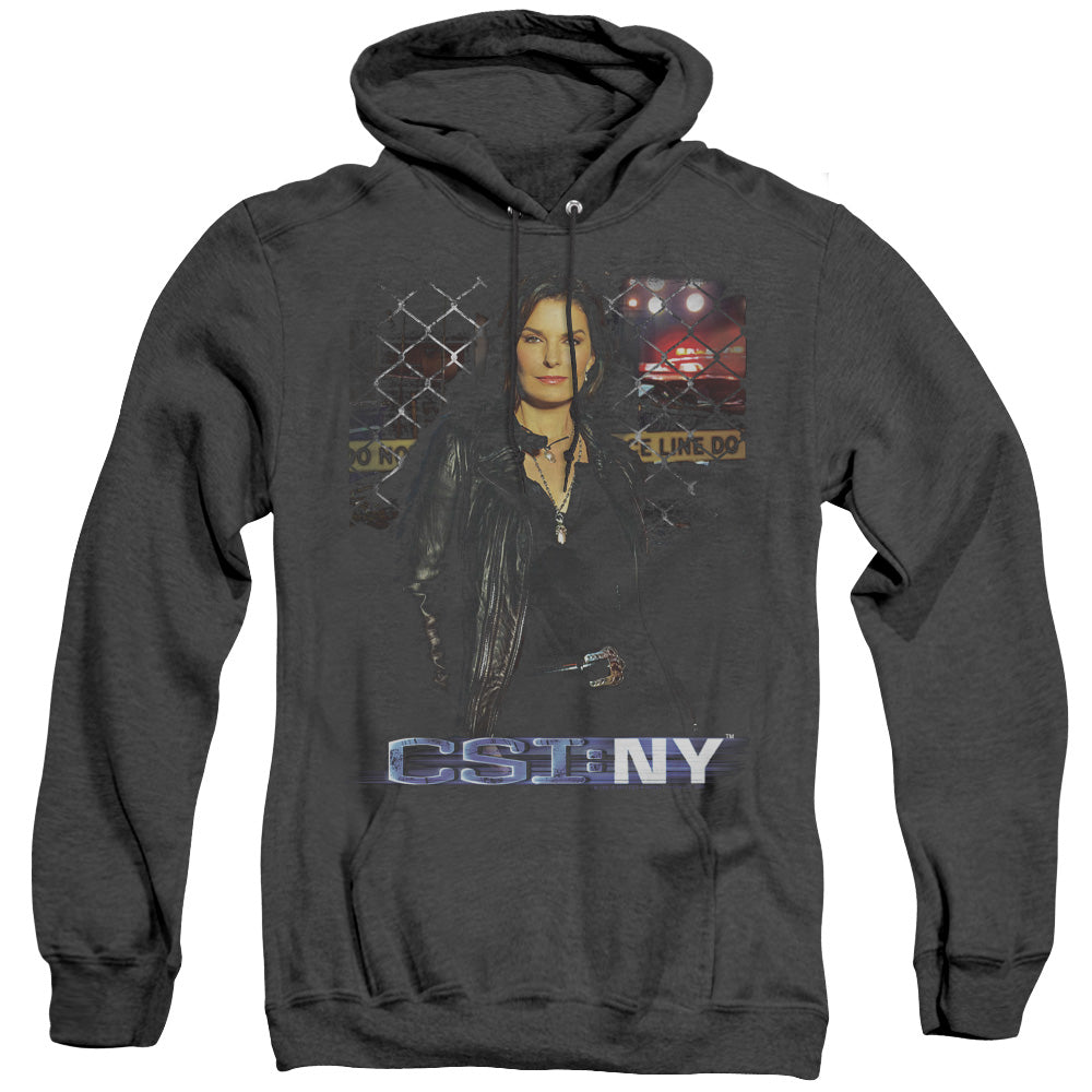 Csi Ny Jo Heather Mens Hoodie Black