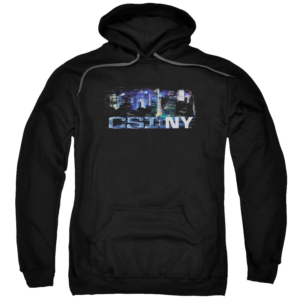 Csi Ny Never Rests Mens Hoodie Black