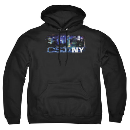 Csi Ny Never Rests Mens Hoodie Black