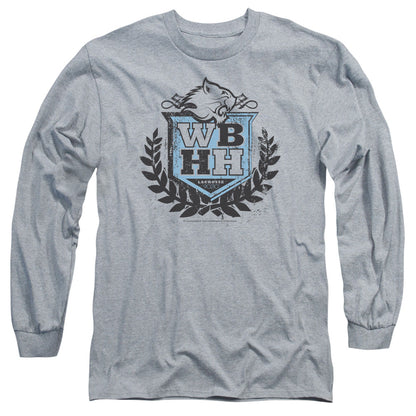 90210 Wbhh Mens Long Sleeve Shirt Athletic Heather Officially Licensed