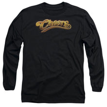 Load image into Gallery viewer, Cheers Cheers Logo Mens Long Sleeve Shirt Black Officially Licensed
