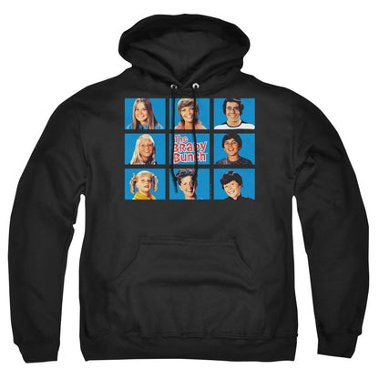 Brady Bunch Framed Mens Hoodie Black