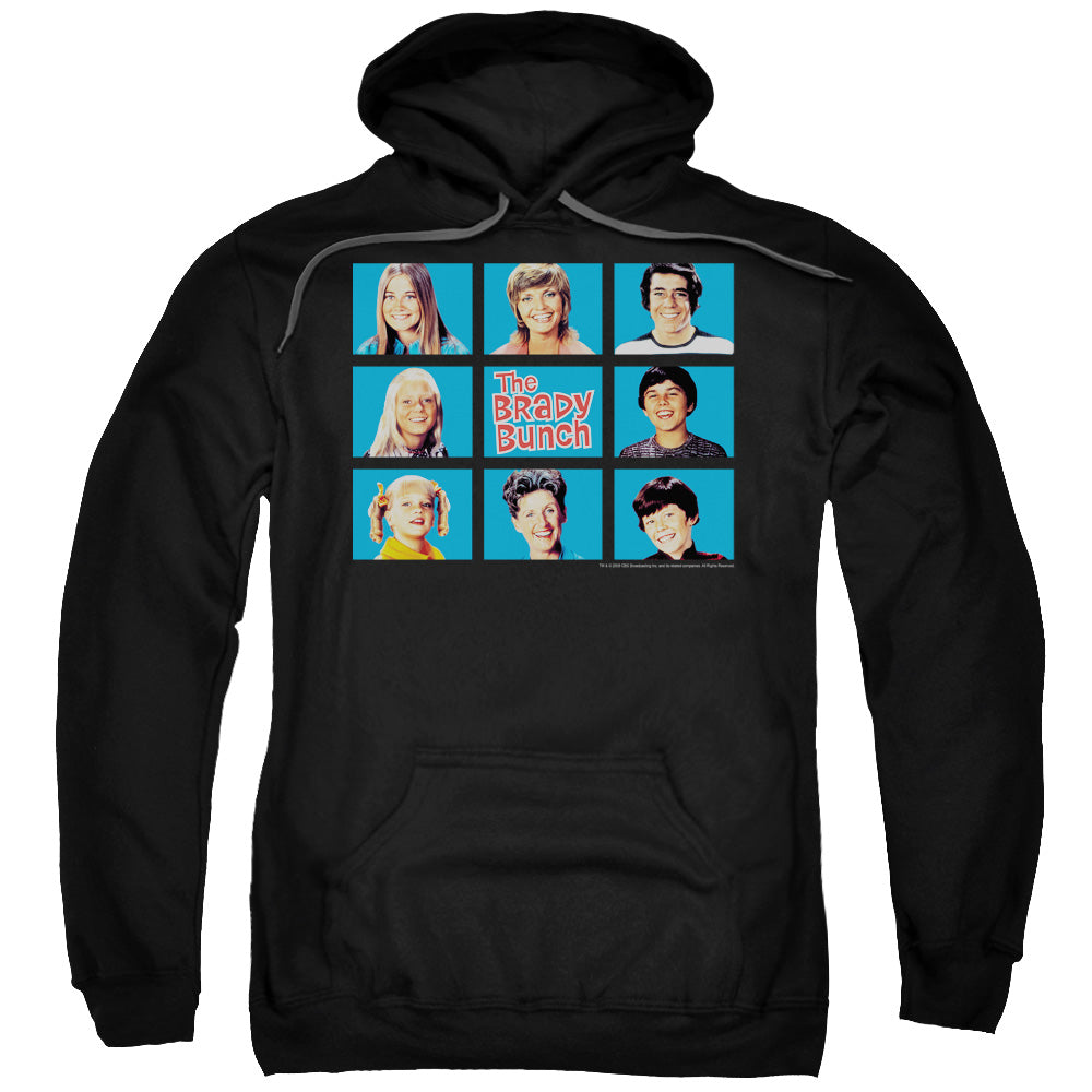Brady Bunch Framed Mens Hoodie Black