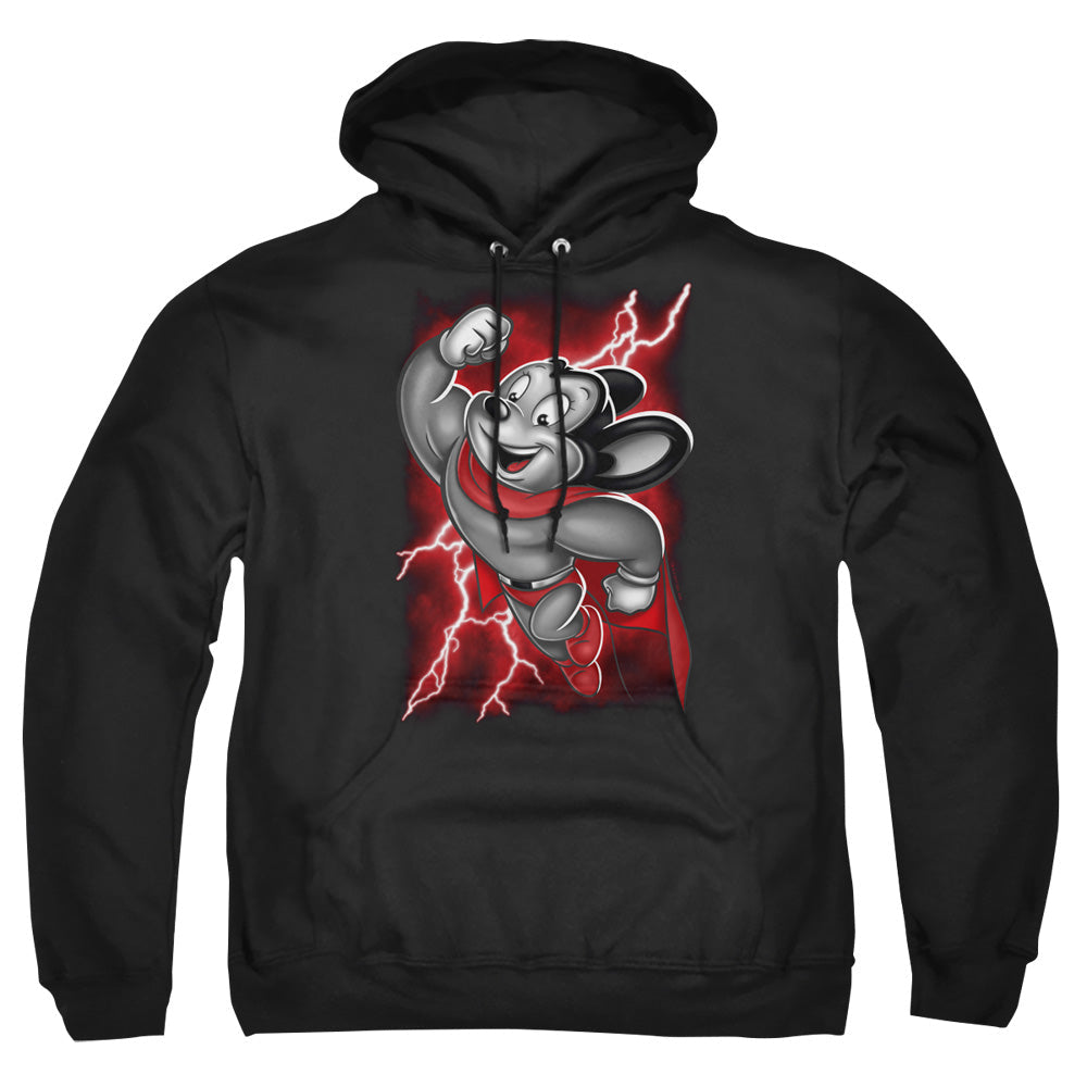 Mighty Mouse Mighty Storm Mens Hoodie Black
