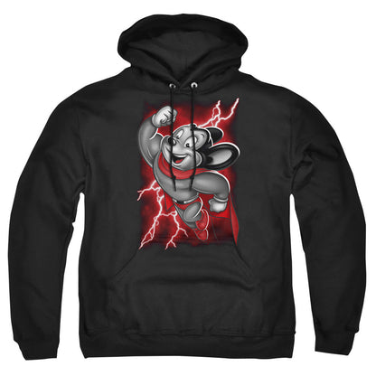 Mighty Mouse Mighty Storm Mens Hoodie Black