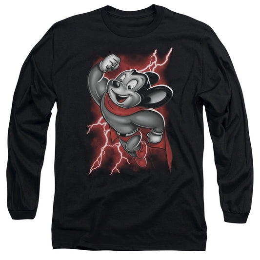 Mighty Mouse Mighty Storm Mens Long Sleeve Shirt Black